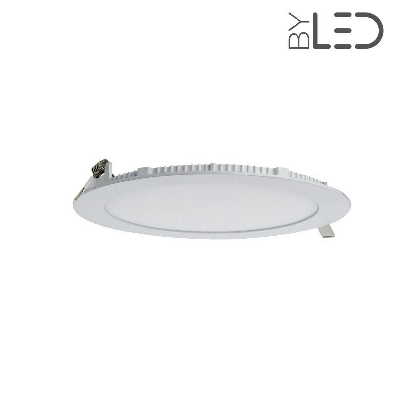 Dalle LED ronde 15 W encastrable - extra plate - SUNNY-15
