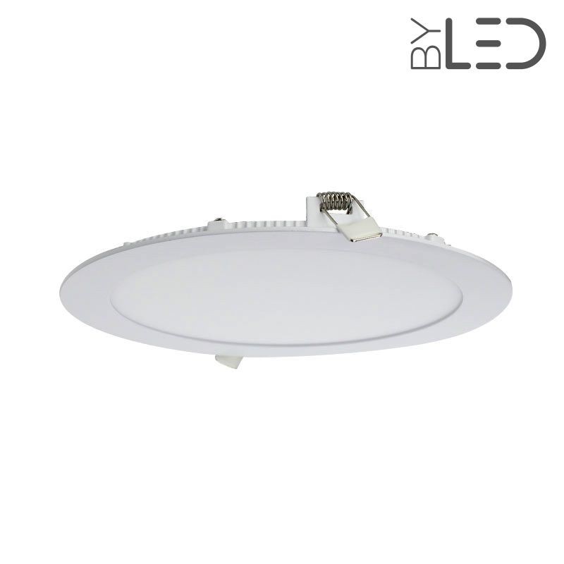 Dalle LED ronde 18 W encastrable - extra plate - SUNNY-18