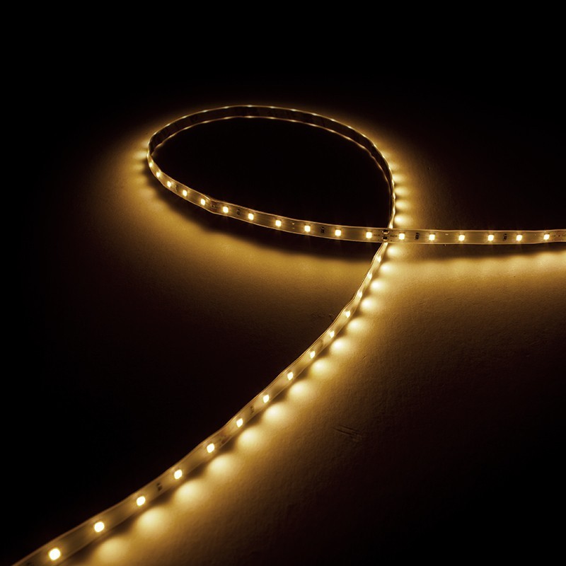 Ruban LED haute fidélité - 4,8W/m - IP65 - Blanc - 60 LED/m - 2835+ - à la coupe - 24V