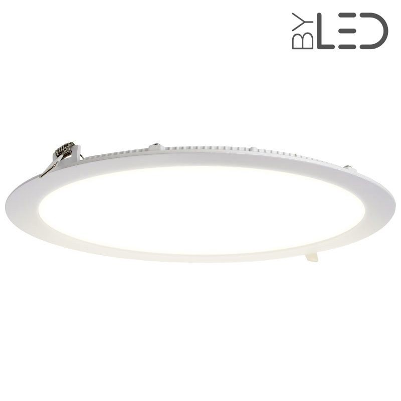 Dalle LED ronde 24 W encastrable - extra plate - SUNNY-24