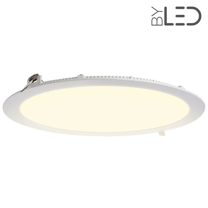 Dalle LED ronde 24 W encastrable - extra plate - SUNNY-24