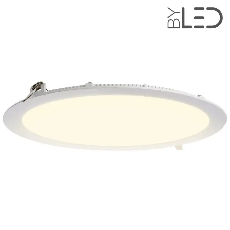 Dalle LED ronde 24 W encastrable - extra plate - SUNNY-24