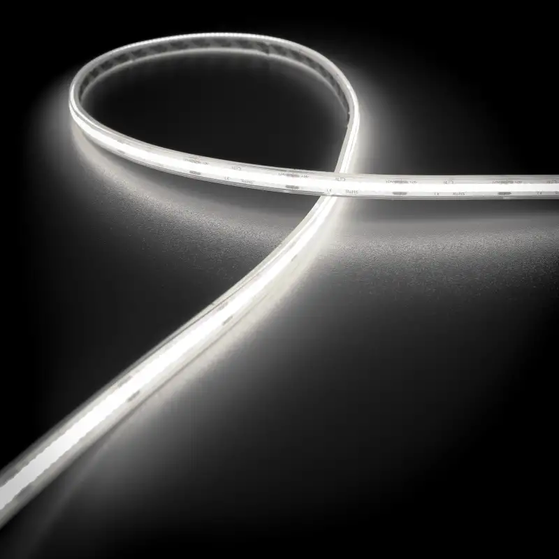 Ruban LED COB Haute efficacité à la coupe - 13W/m - Blanc - 528LED/m - IP68 - 24V