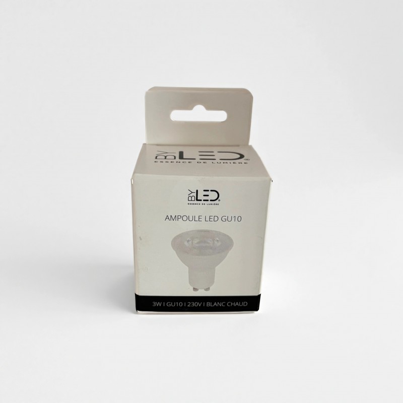 Ampoule GU10 - 230V - Blanc - Source LED
