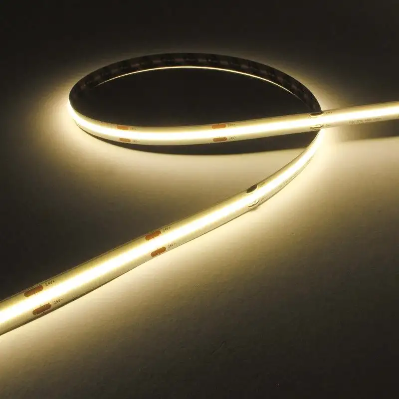 Ruban LED COB Haute efficacité à la coupe - 8W/m - 125 lm/W - Blanc - 320LED/m - IP20 - 24V