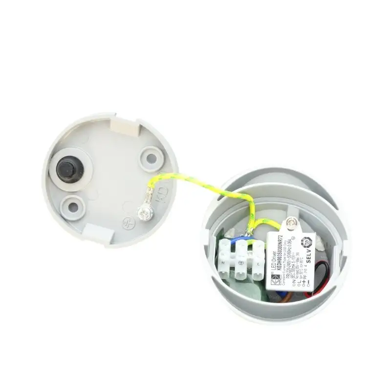 Applique mur et plafond oblique étanche 4W - Gris clair - OBLIC