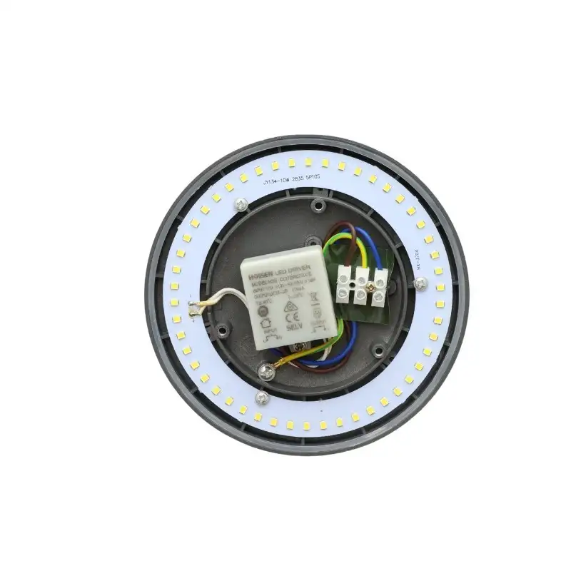 Applique murale ronde - Anthracite - IP54 - 10W - PURES-R