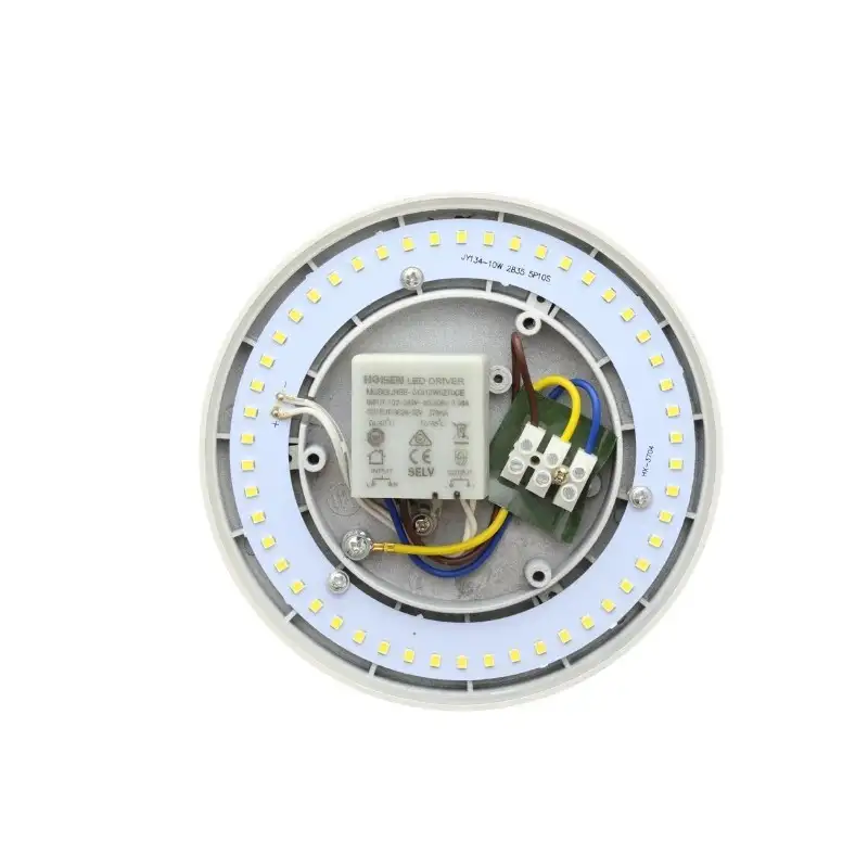 Applique murale ronde - Blanc - IP54 - 10W - PURES-R