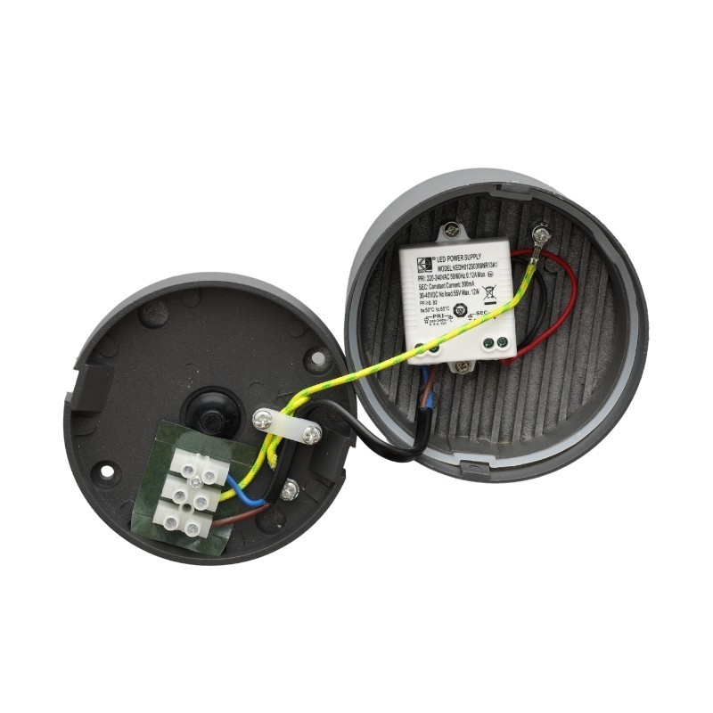 Spot downlight en applique étanche 12W - Anthracite - STACK