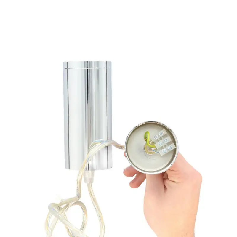 Luminaire suspendu GU10 115cm - Chrome