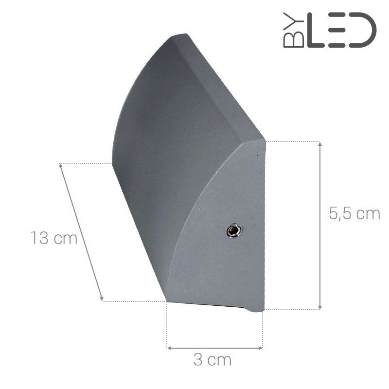 Applique LED murale plate étanche 3.5W - 230V - PROXY 3.5
