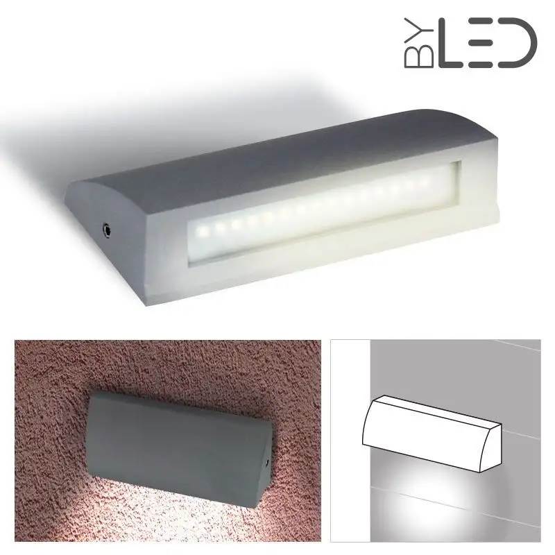 Applique LED murale plate étanche 3.5W - 230V - PROXY 3.5