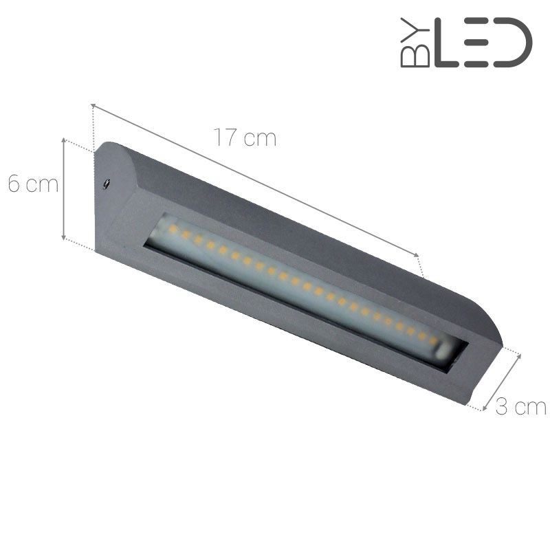 Applique LED murale plate étanche 6W - 230V - PROXY-06