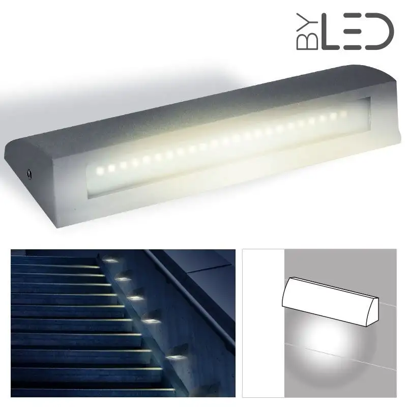 Applique LED murale plate étanche 6W - 230V - PROXY-06