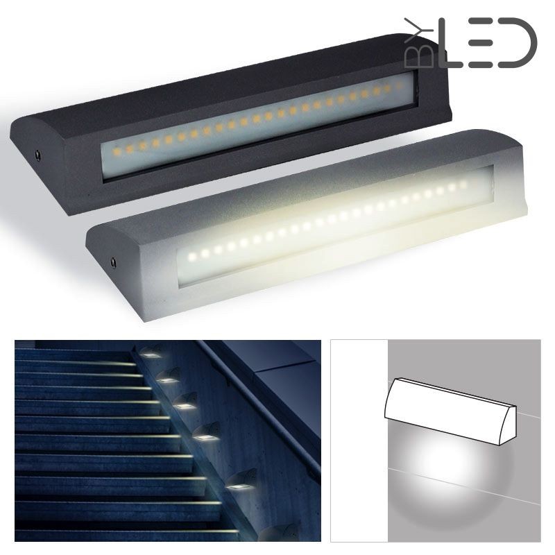 Applique LED murale plate étanche 6W - 230V - PROXY-06