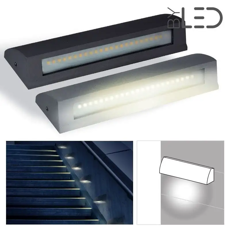 Applique LED murale plate étanche 6W - 230V - PROXY-06