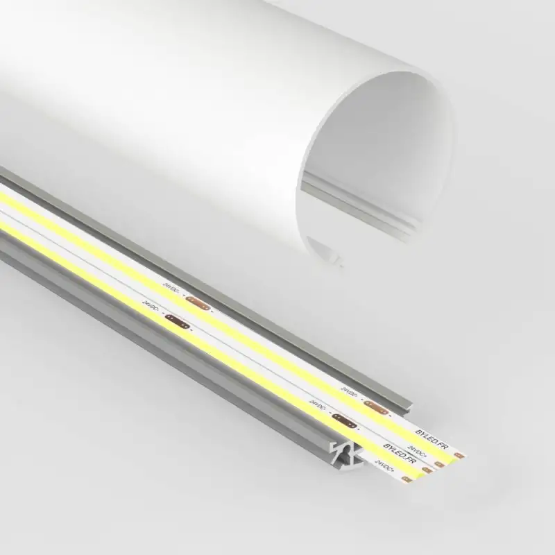 Profilé LED aluminium rond pour suspension – CRAFT – T03- Diffuseur givré