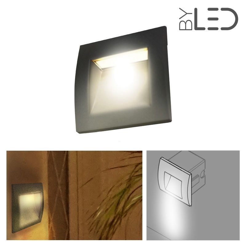 Spot encastré mural LED étanche - 230V - QUARK-15