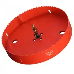 Scie cloche 190mm HSS Bi-métal M42 à ressort d'évacuation / Trépan 190mm de qualité professionnelle