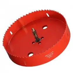 Scie cloche 170mm HSS Bi-métal M42 à ressort d'évacuation / Trépan 170mm de qualité professionnelle