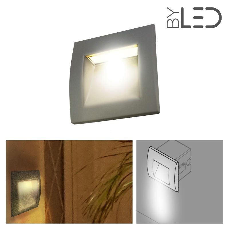 Spot encastré mural LED étanche - 230V - QUARK-15