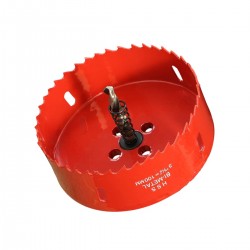 Scie cloche 100mm HSS Bi-métal M42 à ressort d'évacuation / Trépan 100mm de qualité professionnelle