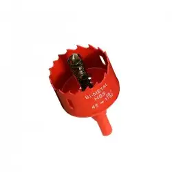 Scie cloche 45mm HSS Bi-métal M42 à ressort d'évacuation / Trépan 45mm de qualité professionnelle