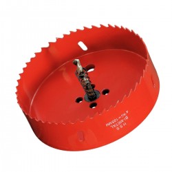 Scie cloche 125mm HSS Bi-métal M42 à ressort d'évacuation / Trépan 125mm de qualité professionnelle