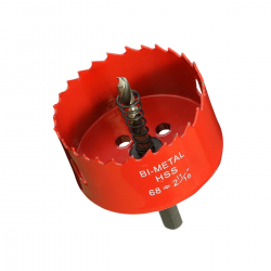 Scie cloche 68mm HSS Bi-métal M42 à ressort d'évacuation / Trépan de qualité professionnelle 68mm