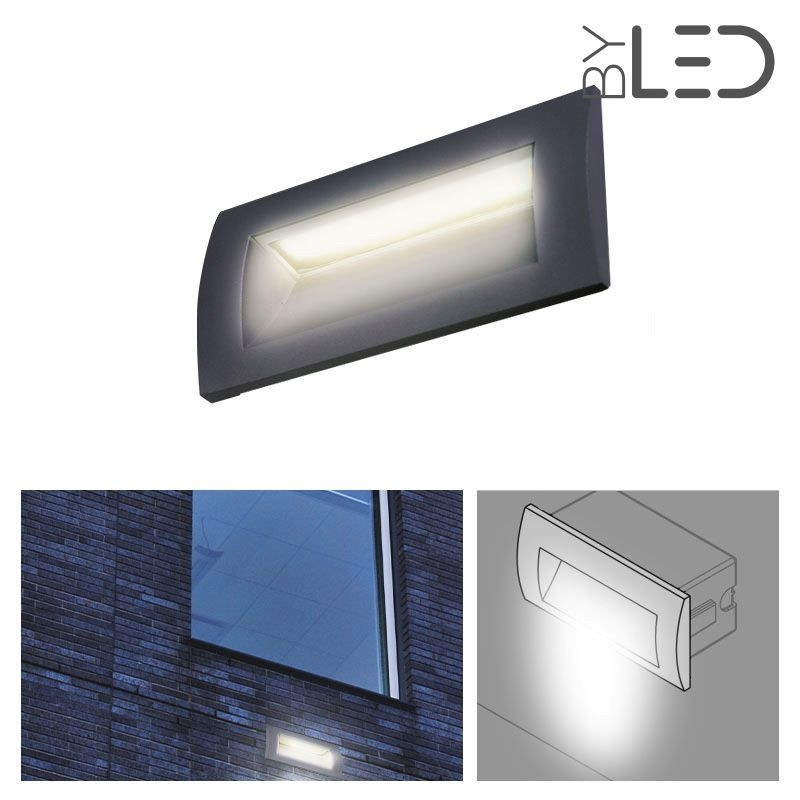 Spot encastré mural LED étanche - 230V - QUARK-15