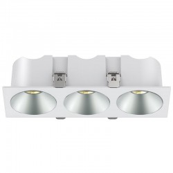 RV - Spot LED encastré carré noir 21W, couleurs au choix - Miror