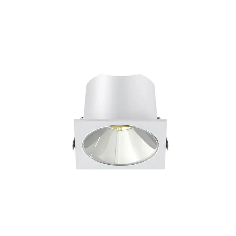 Spot LED encastré carré blanc 7W, couleurs au choix - Miror