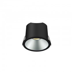 Spot LED encastré rond noir 7W, couleurs au choix - Miror