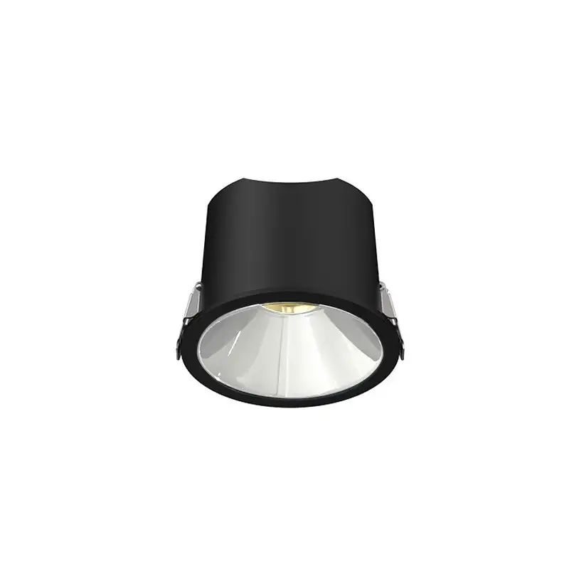Spot LED encastré rond noir 7W, couleurs au choix - Miror