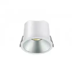 Spot LED encastré rond blanc 10W, couleurs au choix - Miror