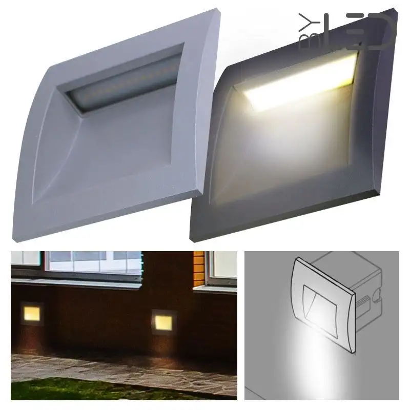 Spot encastré mural LED étanche - 230V - QUARK-40