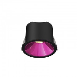 RV - Spot LED encastré rond noir 10W, couleurs au choix - Miror