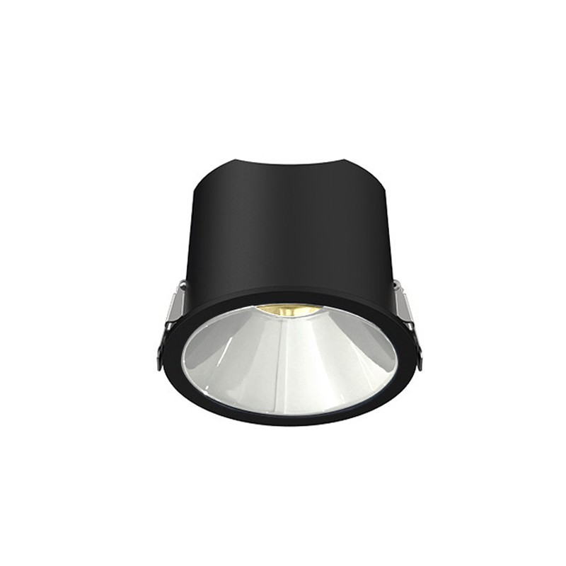 RV - Spot LED encastré rond noir 10W, couleurs au choix - Miror