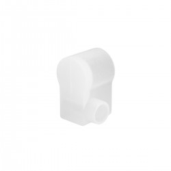 Embout avec sortie de cable latéral à droite pour tube néon flex LR1225 et LR1023