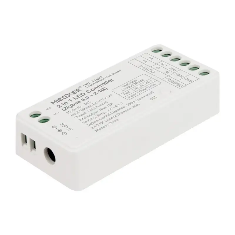 Contrôleur ZIGBEE- 2 en 1 - 12A - 2.4GHz - MiBoxer SZ2 / FUT035Z+