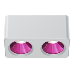 Applique double LED blanche 24W – 45°- couleurs au choix - SHINE