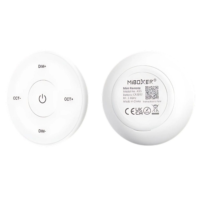 Télécommande Dimmer/CCT murale et portative - MiBoxer K2S - blanc