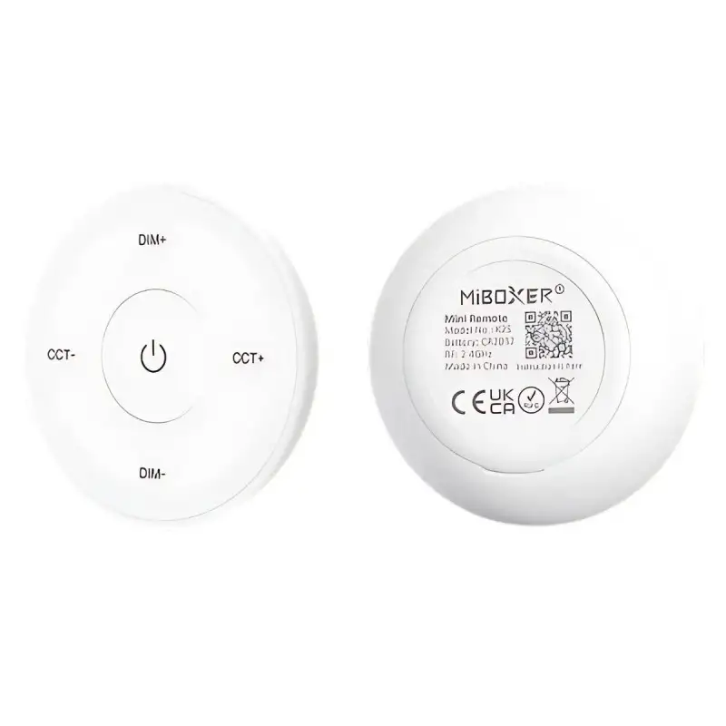 Télécommande Dimmer/CCT murale et portative - MiBoxer K2S - blanc