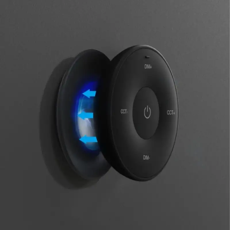 Télécommande Dimmer/CCT murale et portative - MiBoxer K2S-B - Noir