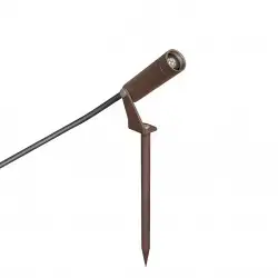 Mini spot de jardin 2W - Corten - Blanc chaud - Picco - 24V