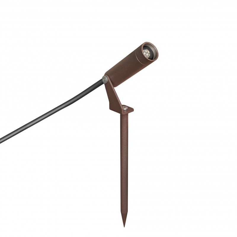 Mini spot de jardin 2W - Corten - Blanc chaud - Picco - 24V