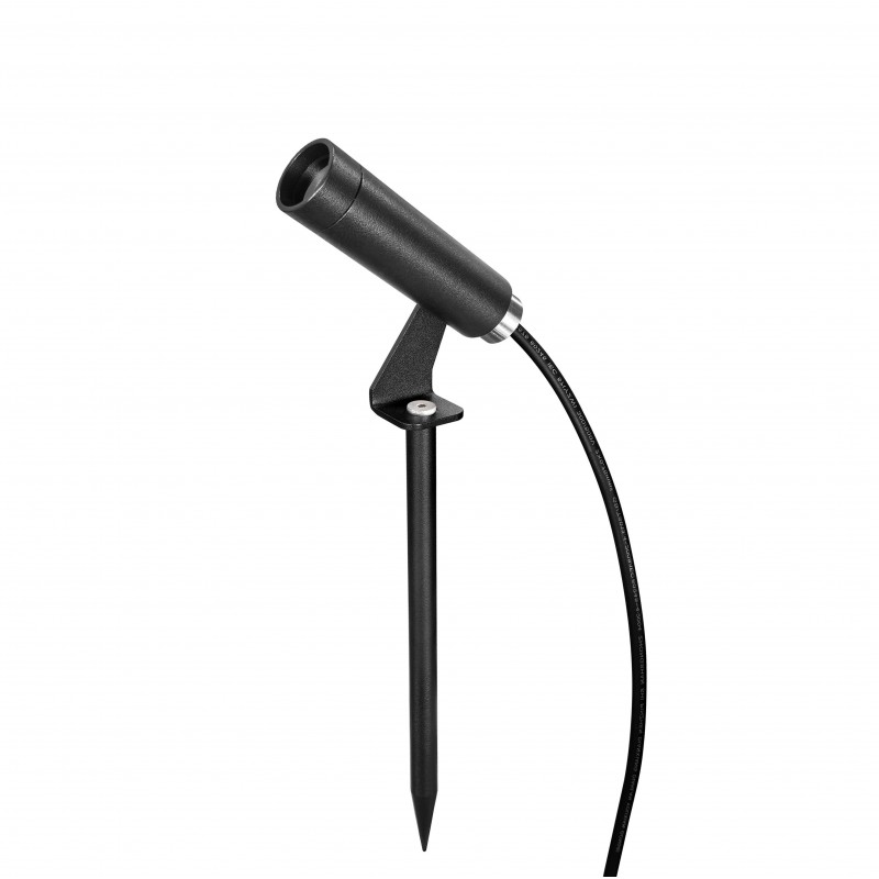 Mini spot de jardin 2W - Noir - Blanc chaud - Picco - 24V