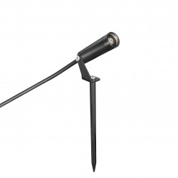 Mini spot de jardin 2W - Noir - Blanc chaud - Picco - 24V