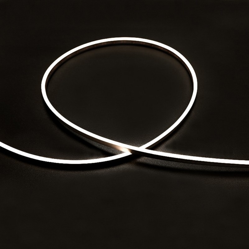 Tube néon flex avec ruban LED 238 LED/m 6W 24V latéral à la coupe