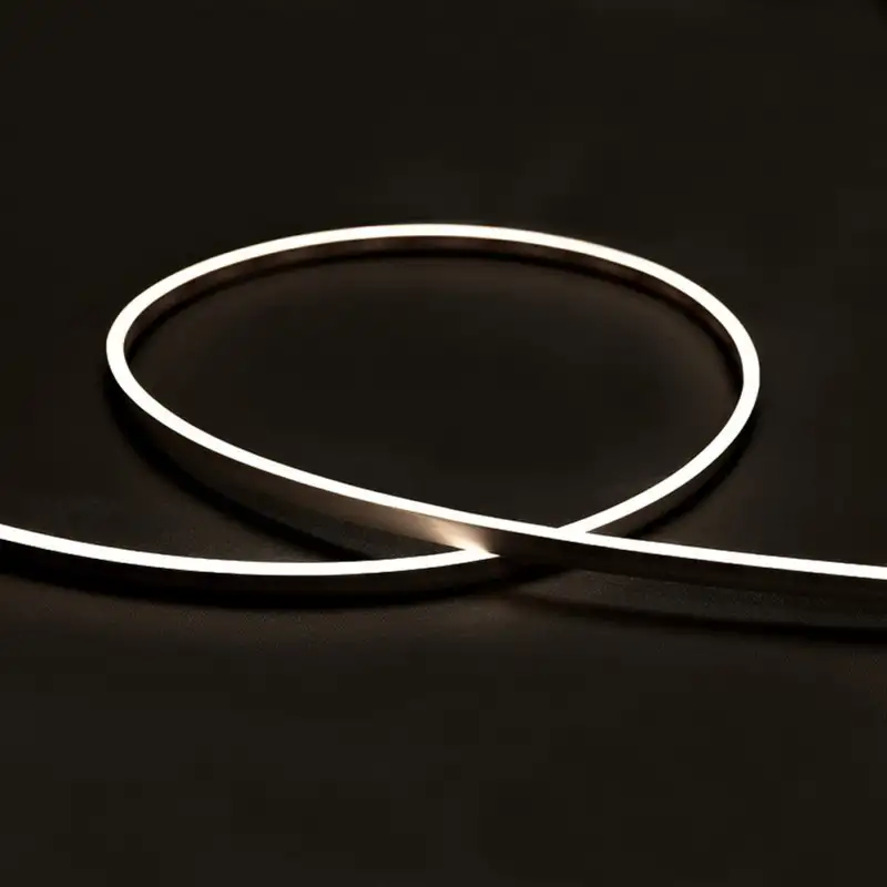 Tube néon flex avec ruban LED 238 LED/m 6W 24V latéral à la coupe Tube néon flex avec ruban LED 238 LED/m 6W 24V latéral à la coupe